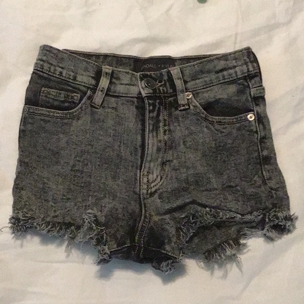 Kendall & Kylie Black Denim Shorts